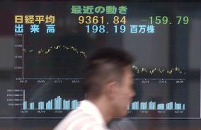 Tokyo stock indexes plunge to early 1980s levels